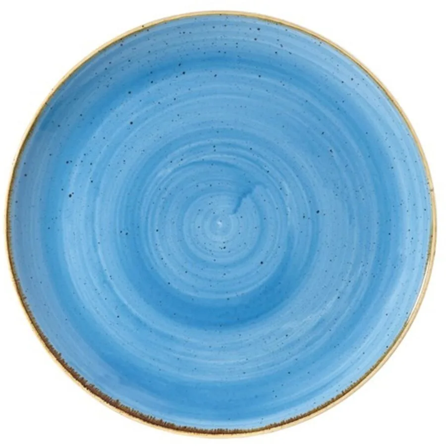 Churchill Teller flach Stonecast Blau Porzellan 26 cm