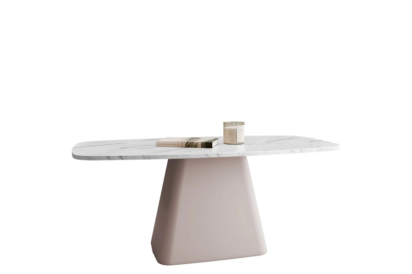 Meylor Soffbord 120 cm - Vit/Beige