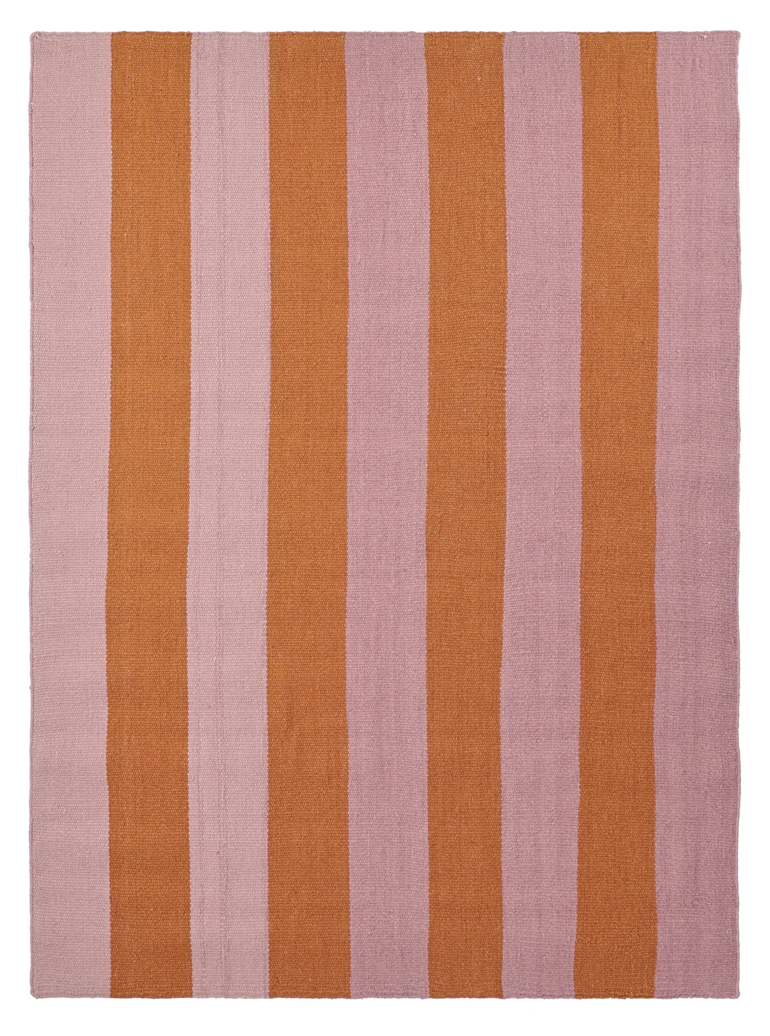 Ullteppe - Garine (oransje/rosa) (Størrelse: 80 x 150 cm)