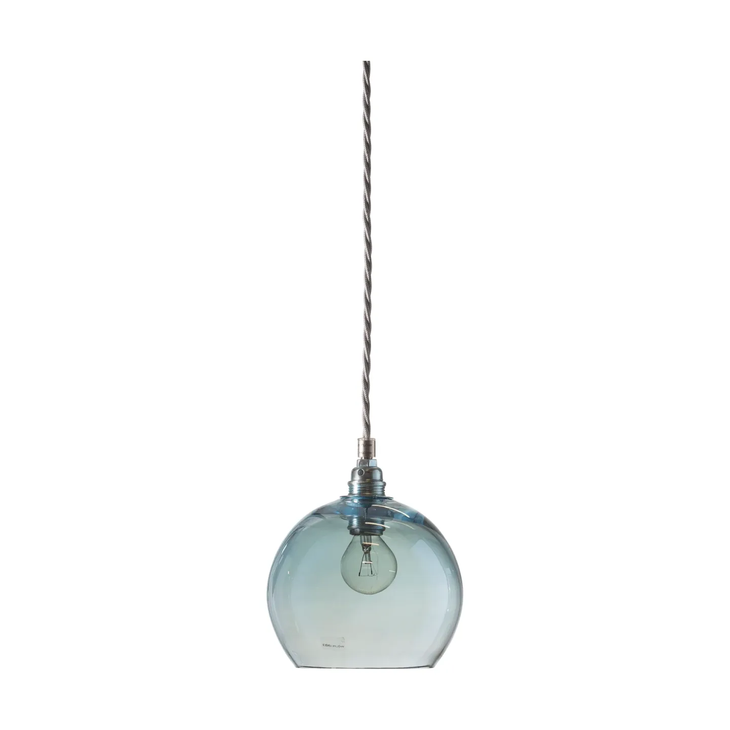EBB & FLOW Rowan taklampa S, Ø 15,5 cm Topaz blue