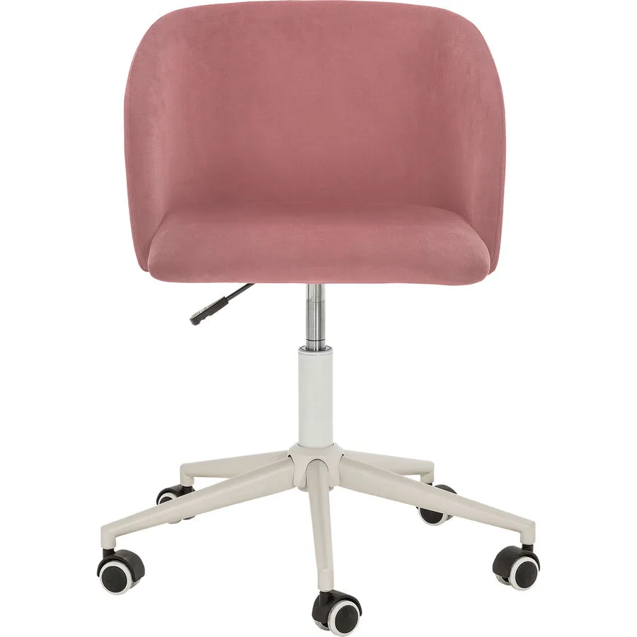 Bürostuhl Lia weinrot Metall/Alu/Kunststoff H 82 cm