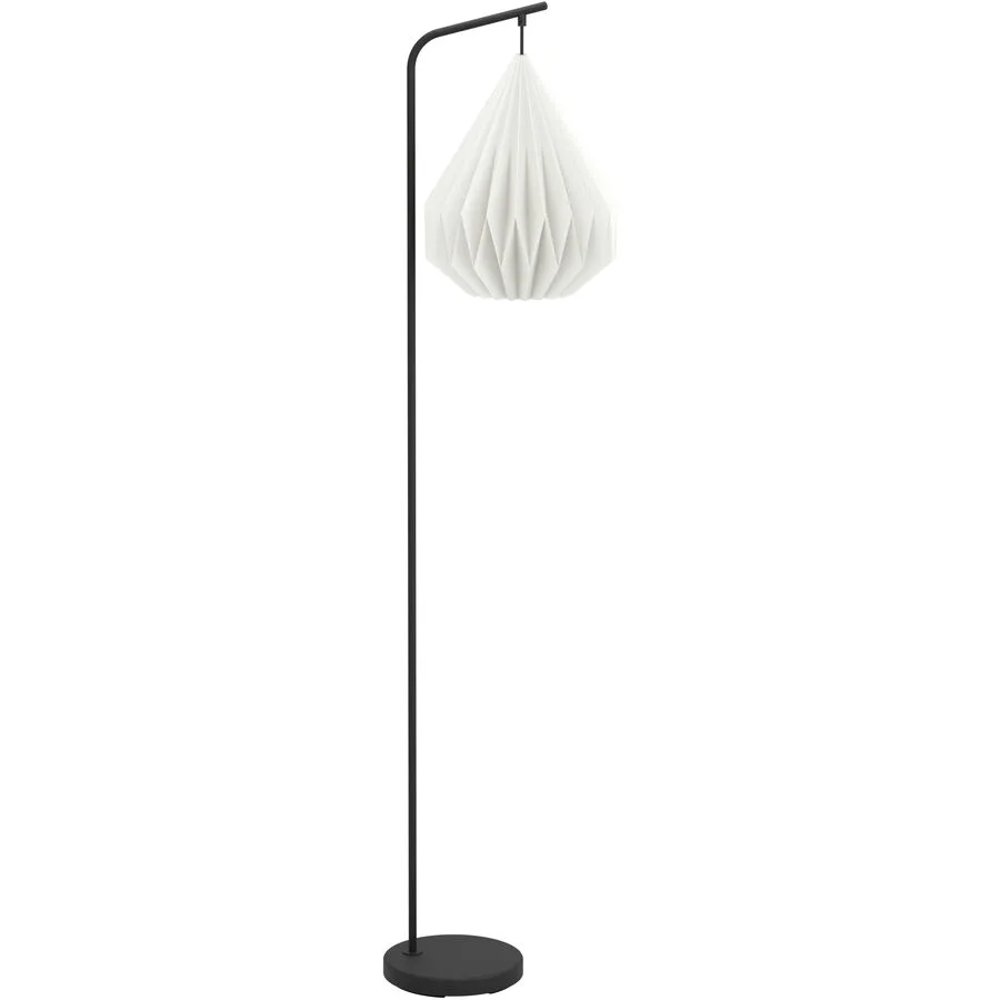 Eglo Stehlampe Minting Schwarz Stahl 30 cm 158.5 cm