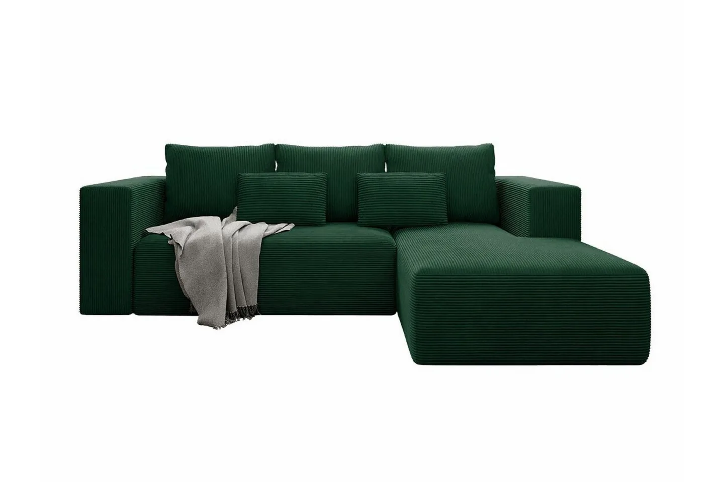 Listowel 3-sits Hörnbäddsoffa Green -