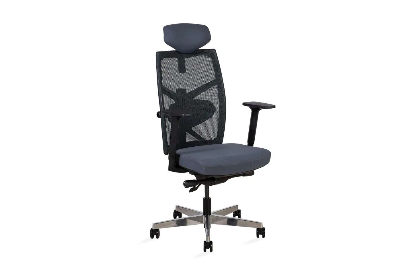 Kontorstol Tune 70x70xh111-128 cm Grå -