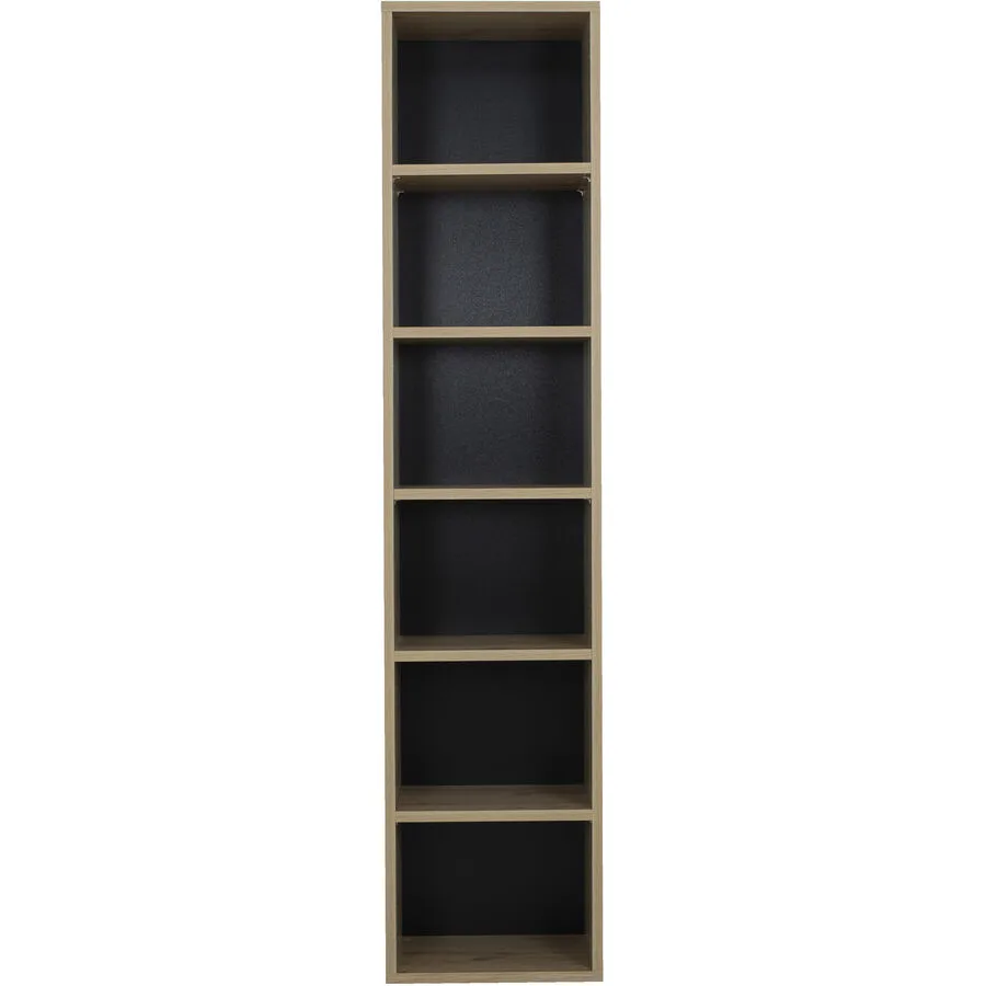 Bücherregal Craft eiche/anthrazit Holzwerkstoff B 35 H 209 cm