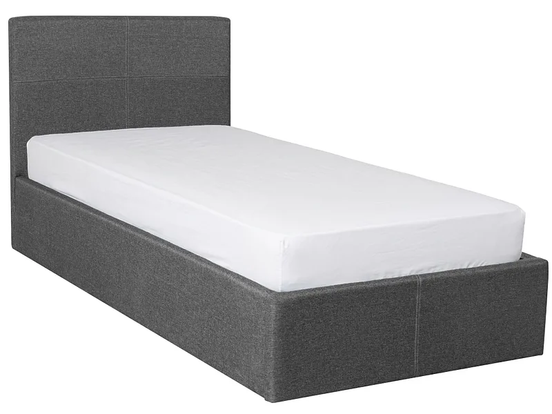 Kastenbett ASLAN 90x200cm grau