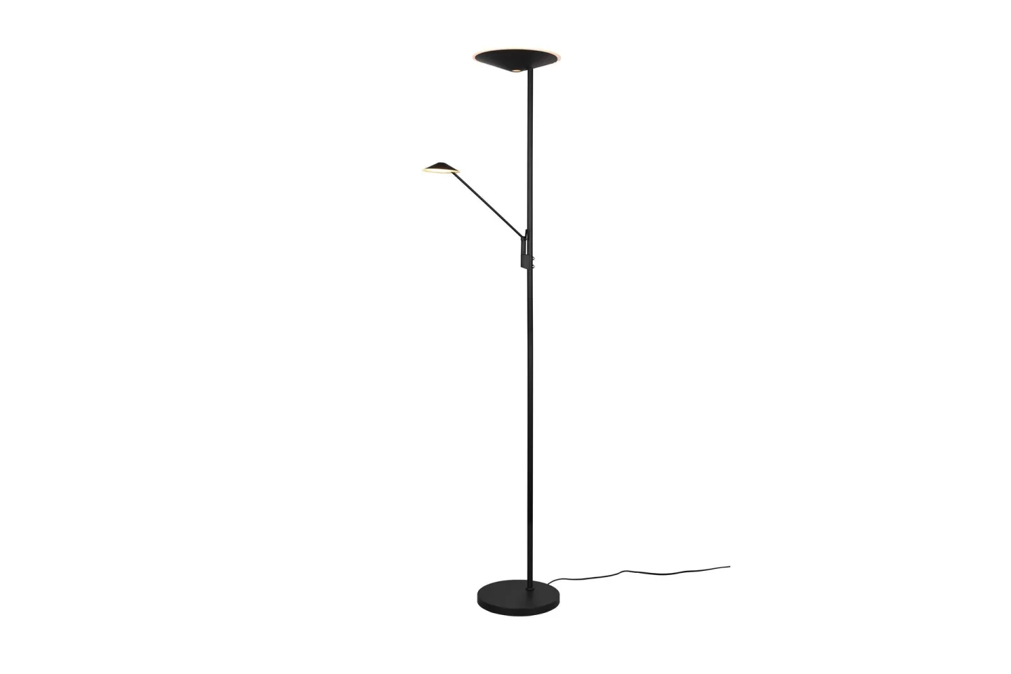 Brantford LED Golvlampa mattsvart - Matt svart