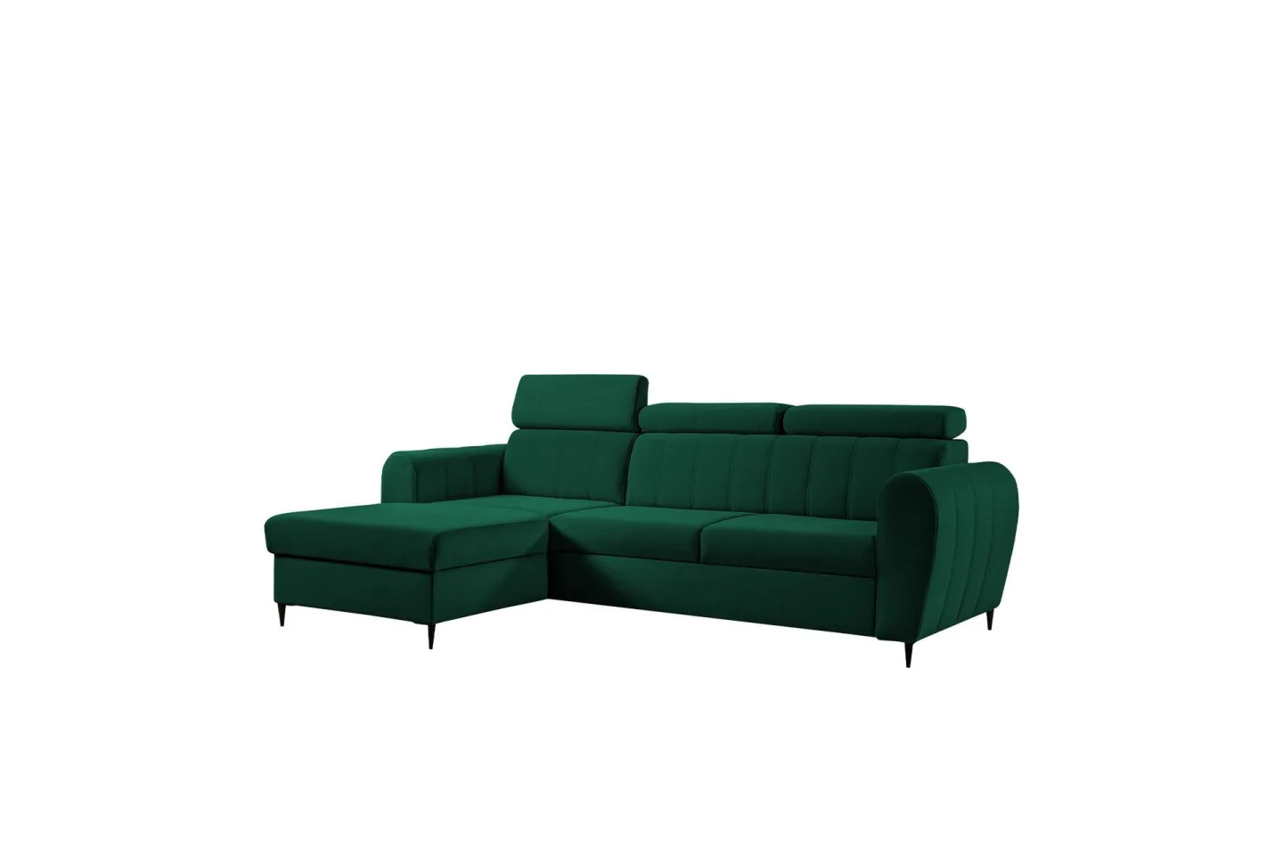 Hoffman Soffa med Divan 3-sits - Grön