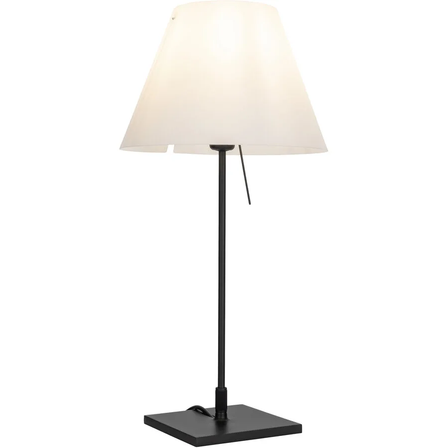Luceplan Tischlampe Costanza Schwarz/Weiss Kunststoff/Metall 26 cm 51 cm - Material: Metall/Kunststoff