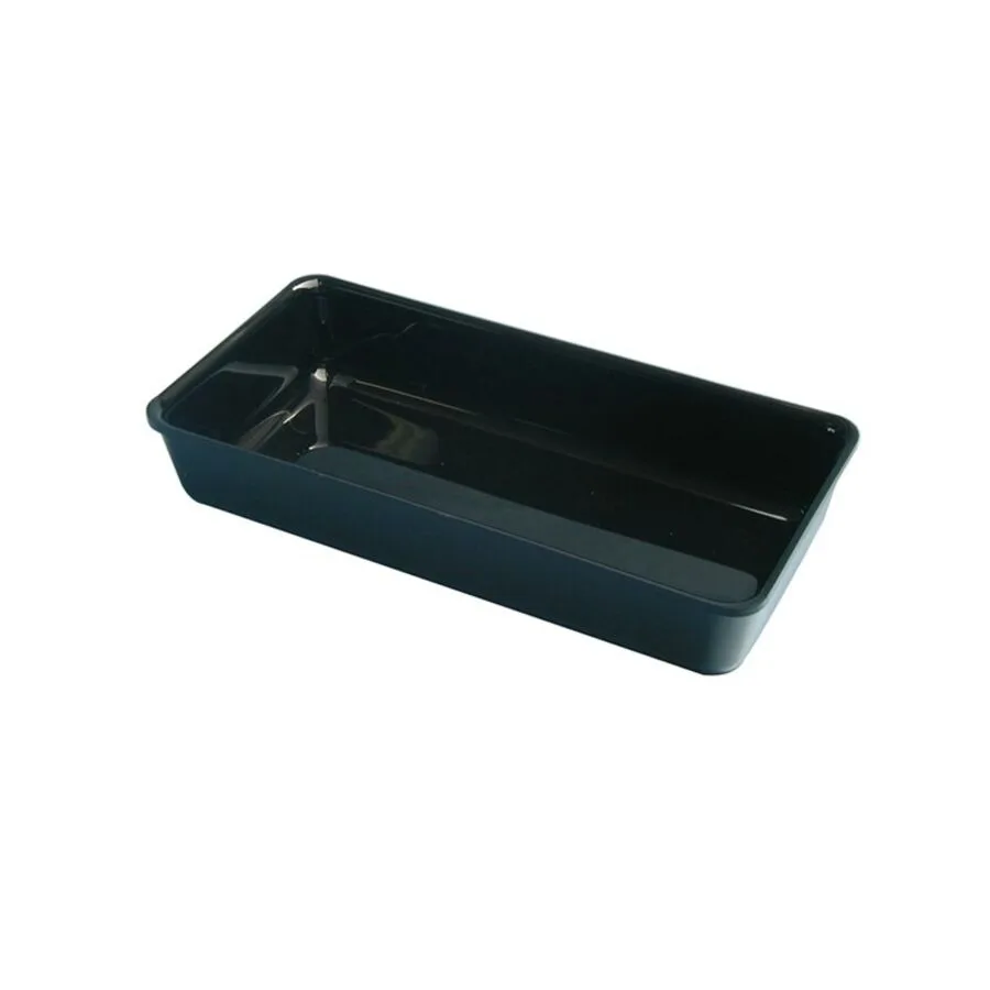 Diverse Schale Linum Schwarz Plexiglas 28 cm 5 cm