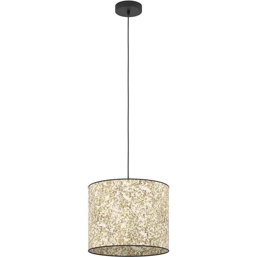 Eglo Pendellampe Butterburn Schwarz Stahl 110 cm