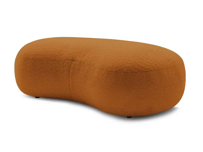 Hocker BOBOCHIC SAINT-GERMAIN 90x147x47cm boucle-stoff gelb