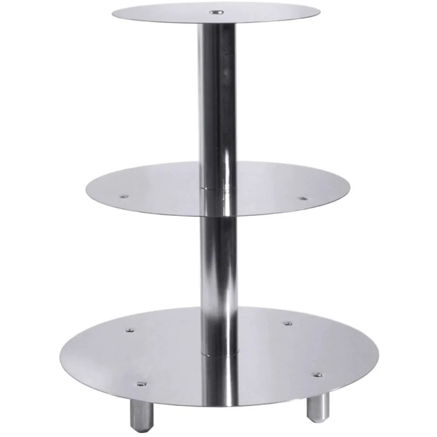 Tortenständer Contacto Bander Silber Edelstahl 39 cm