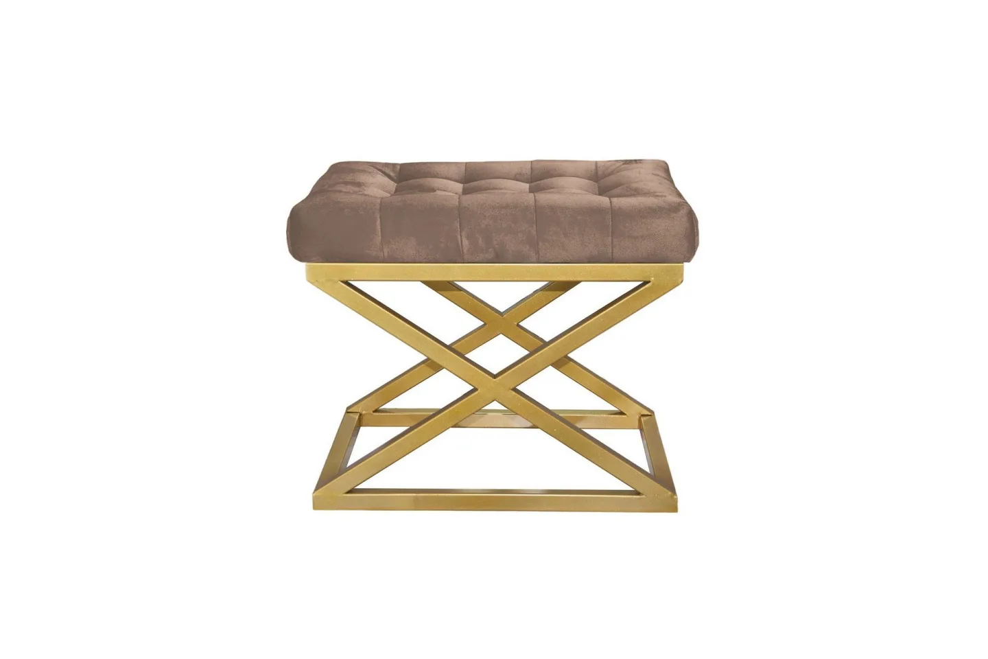 Gillie Sittpuff 40 cm - Guld/Brun