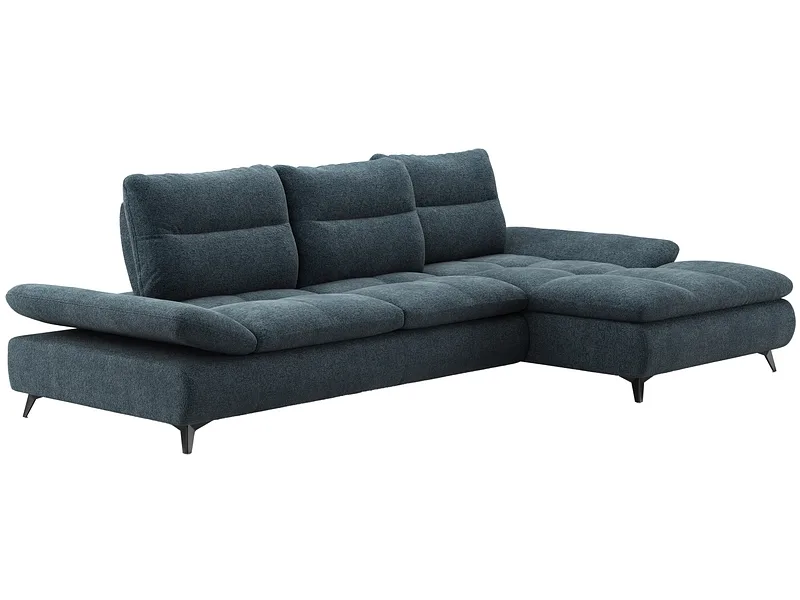 Ecksofa SWISS HOME STYLE ENTRY Stoff dunkelblau