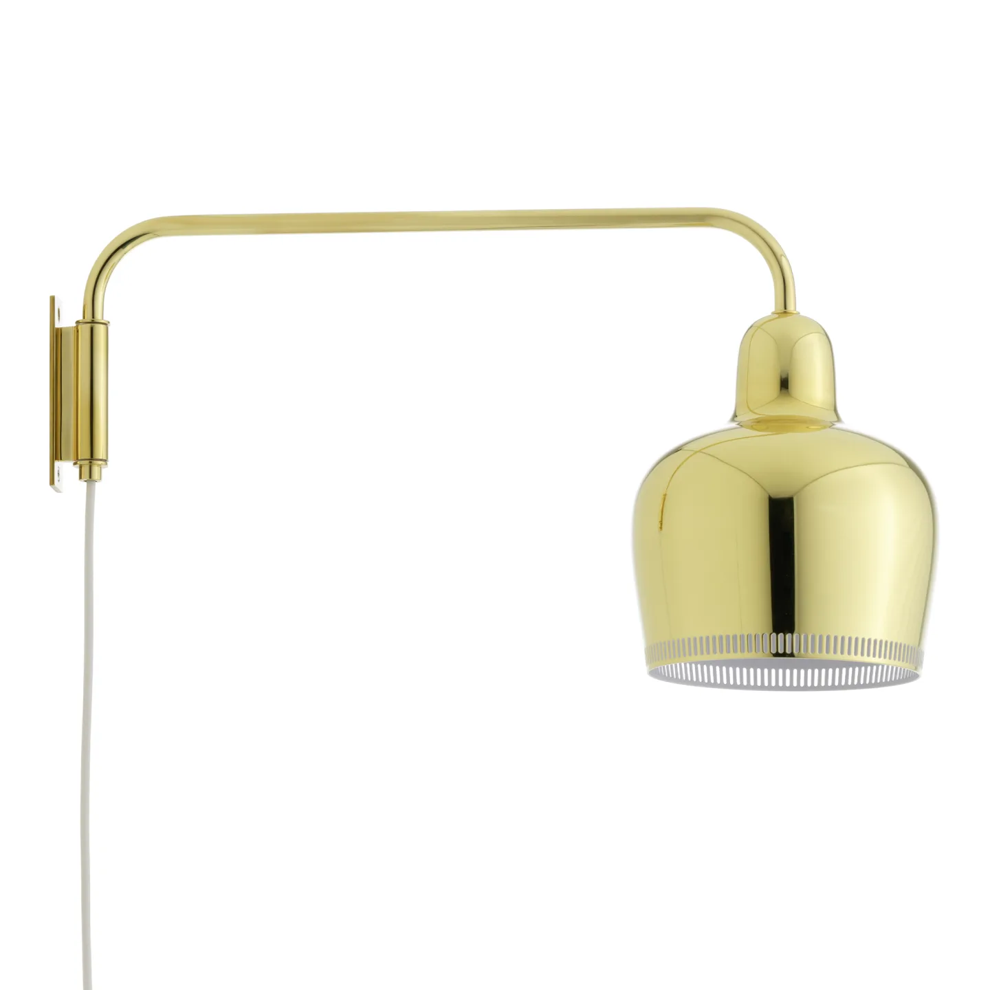 Artek - A330S Golden Bell Mässing - Vägglampor - Alvar Aalto - Guld - Metall