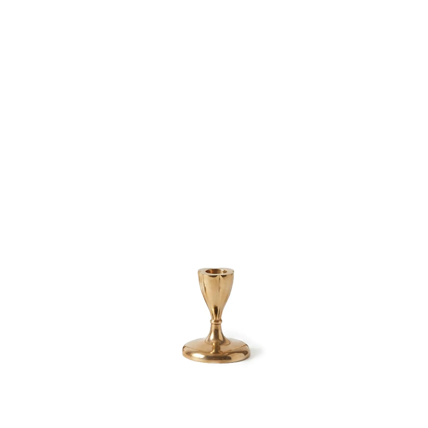 Tinted Objects - Lupia ljusstake 8,4 cm mässing - Ljusstakar - Guld - Metall