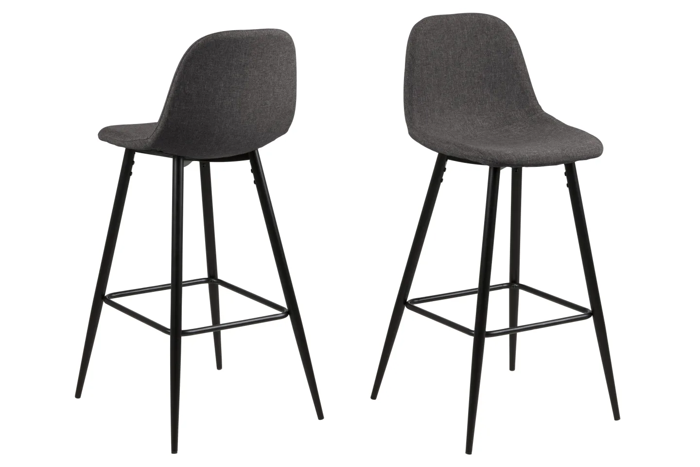 Willy Barhocker grau, Metall schwarz.