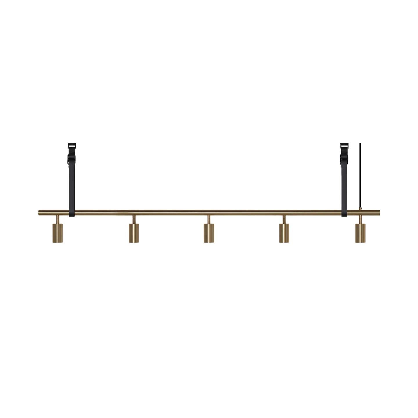 Rubn - Long John 5 Brass / Black Leather - Takkronor - Niclas Hoflin - Guld