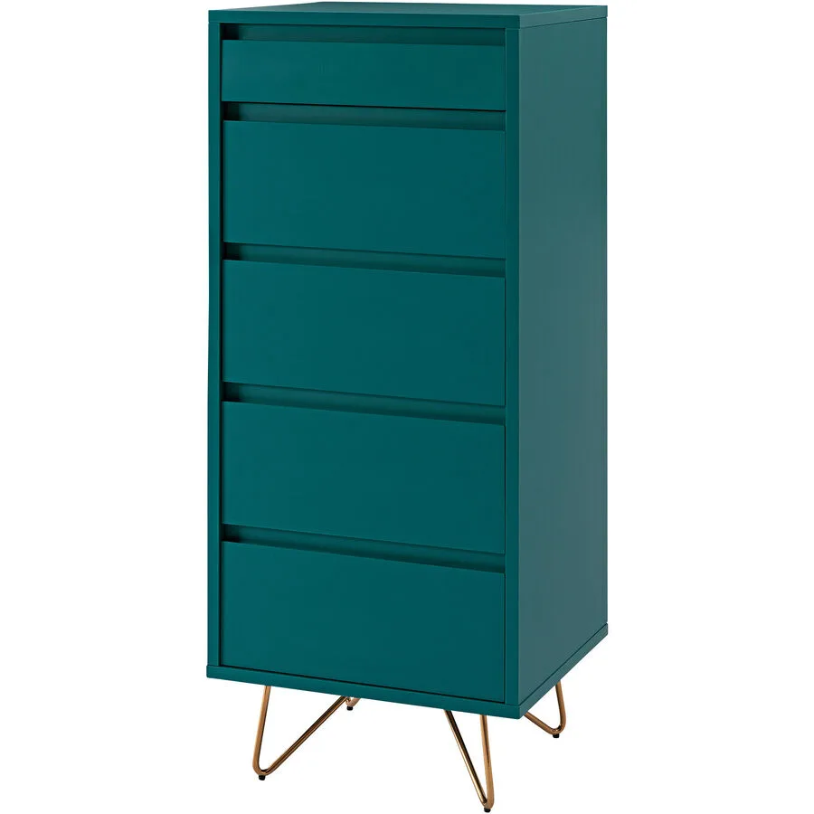 Kommode Saija Blau MDF 45 cm 40 cm