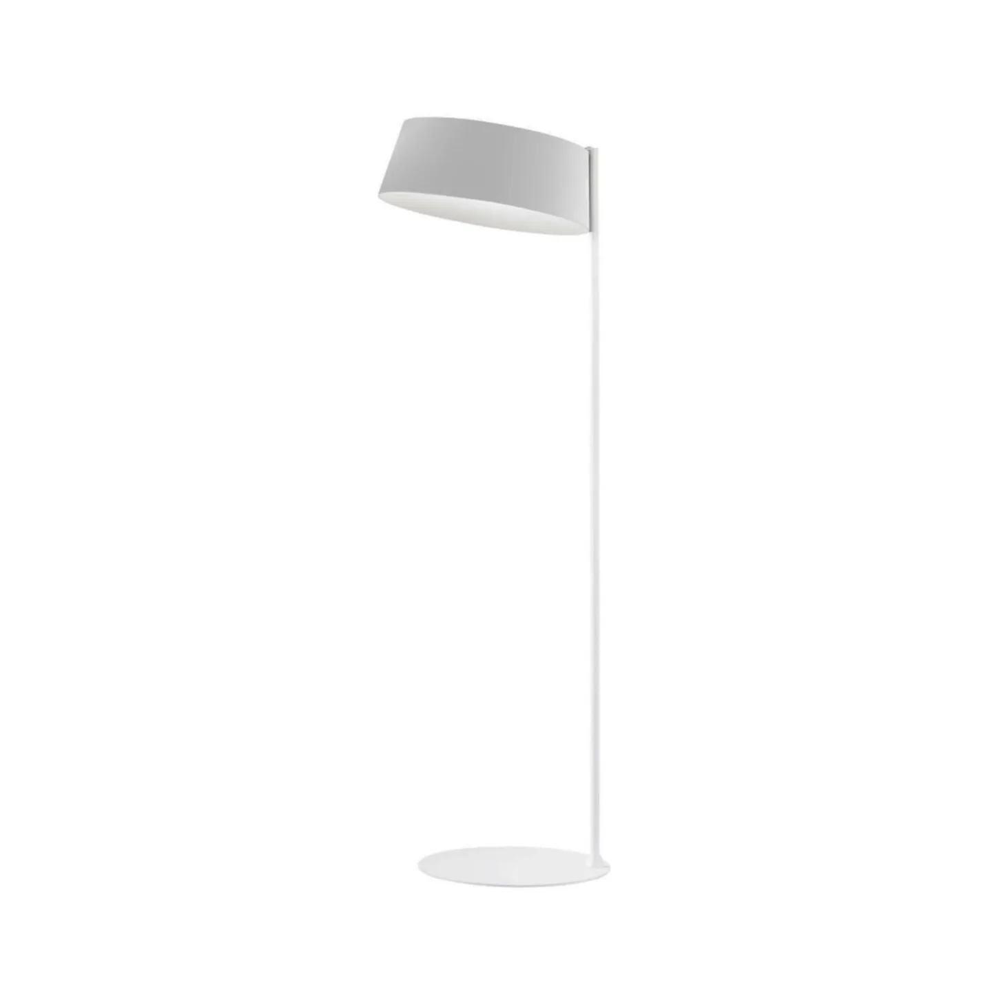 Oxygen FL2 LED-gulvlampe, hvid, højde 194 cm - Stilnovo - Stue - Design - Metal - Med én lyskilde