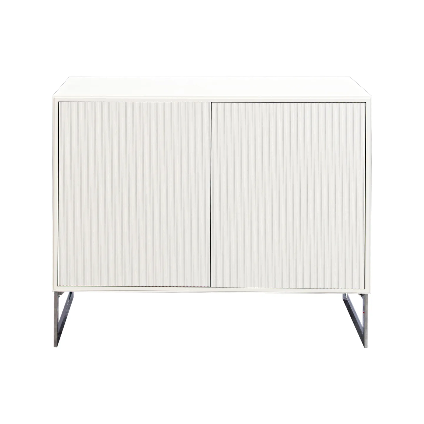 Englesson - Line Skänk 2 Dörrar 6710DB White / Chrome - Skänkar och sideboards - Metall