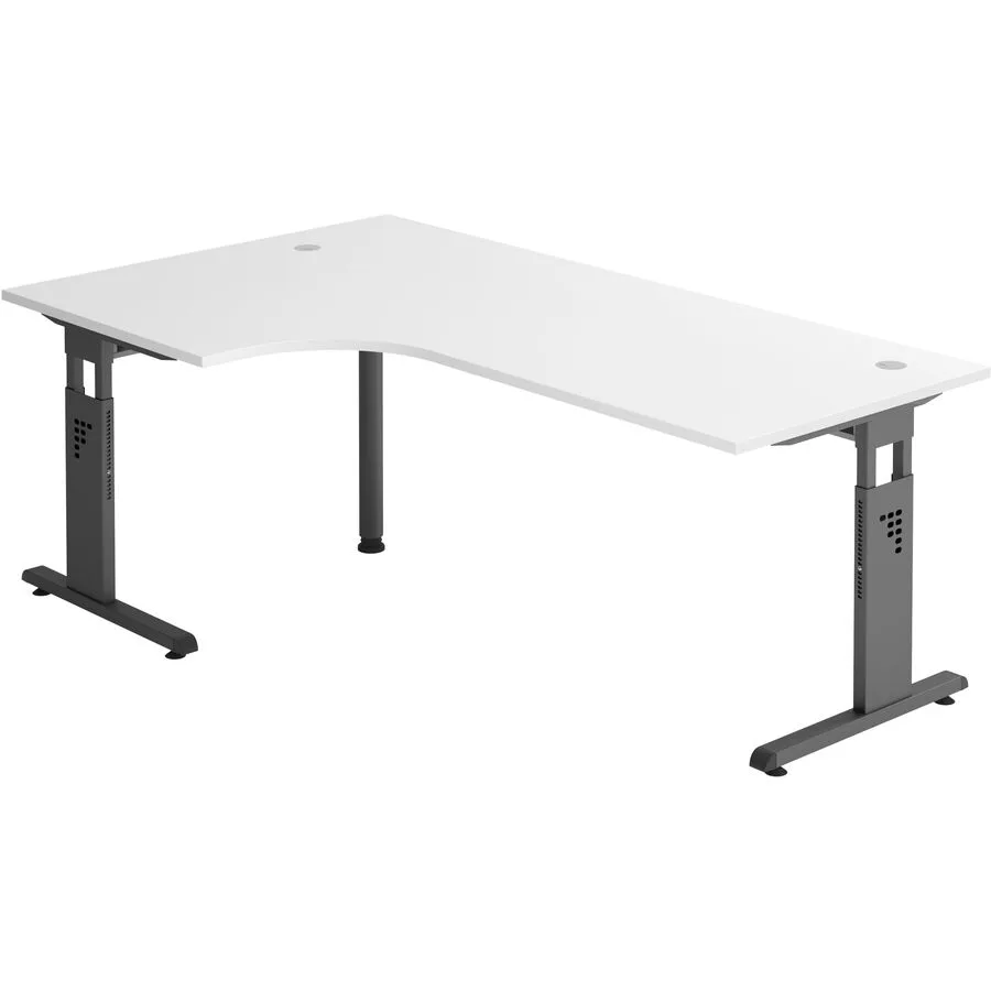 Schreibtisch Office weiss Holzwerkstoff B 200 T 120 cm