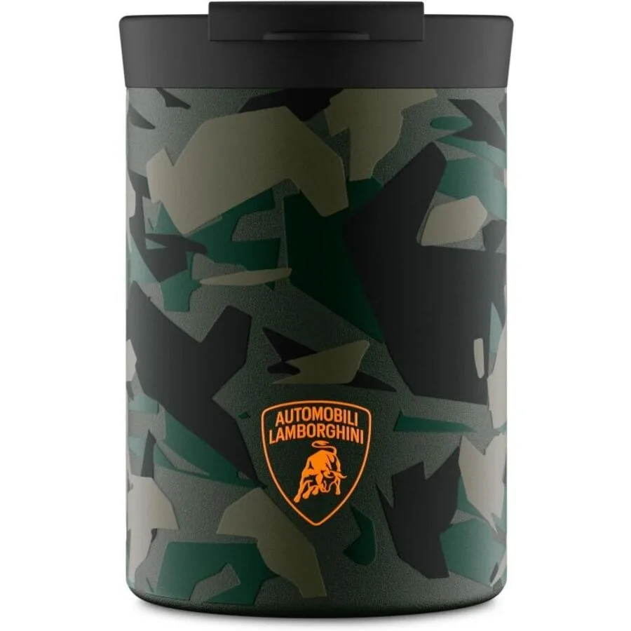 Thermobecher 24 Bottles Sterrato Green H 12 cm 350 ml