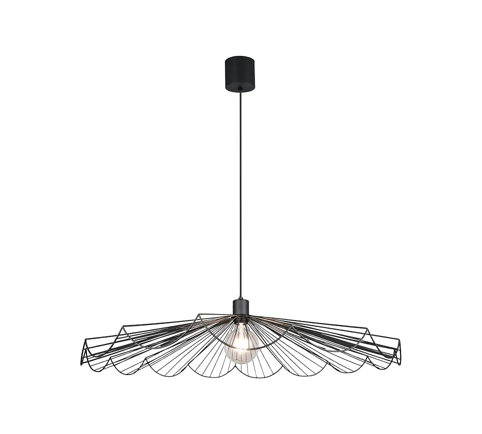 Pendel TRIO Margarita - 80 cm, Enkelskärm