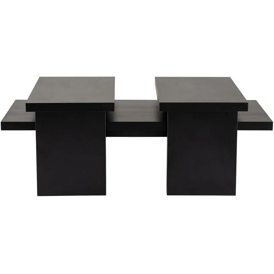 Salontisch Georis schwarz Holzwerkstoff B 25 cm H 39.3 cm