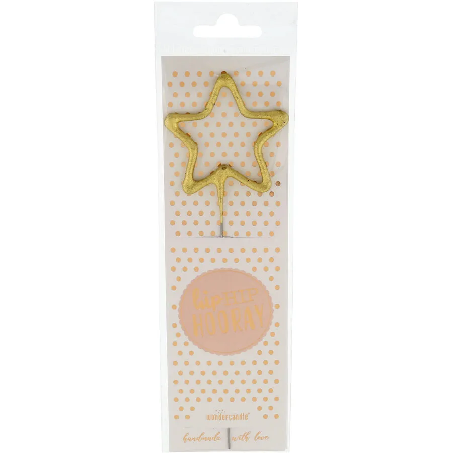 Tortendekoration Office gold Draht H 21.5 cm