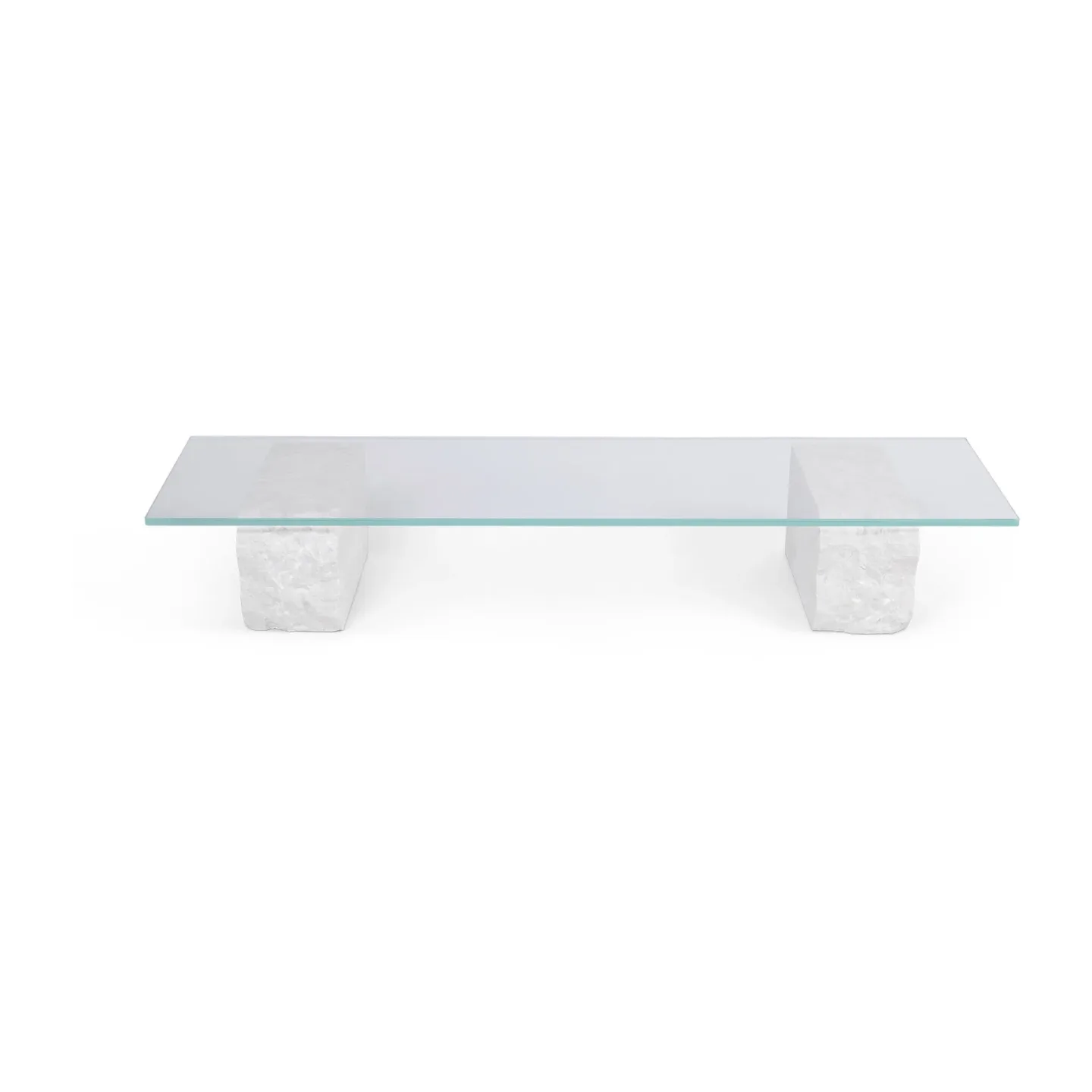 Ferm Living Mineral Beistelltisch 46 x 160cm Bianco curia