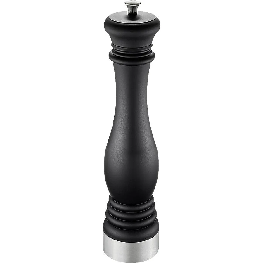 Pfeffermühle Gefu schwarz/silber Edelstahl/Kunststoff H 33 cm