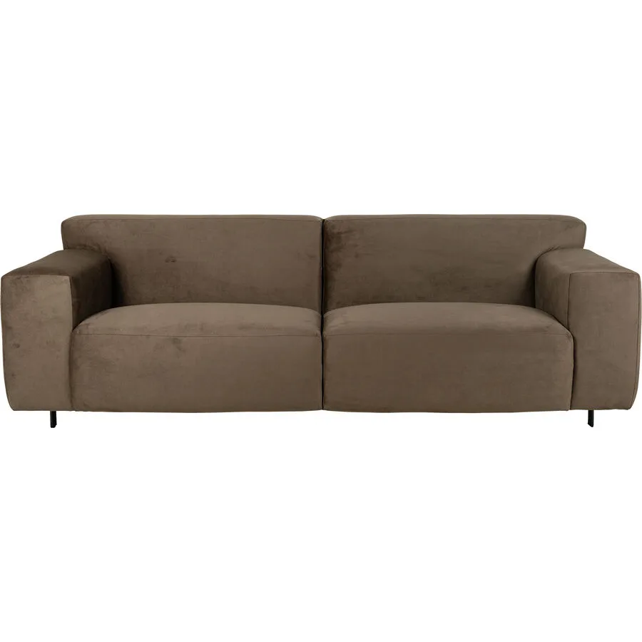 Sofa Vada Braun Stoff 230 cm 94 cm