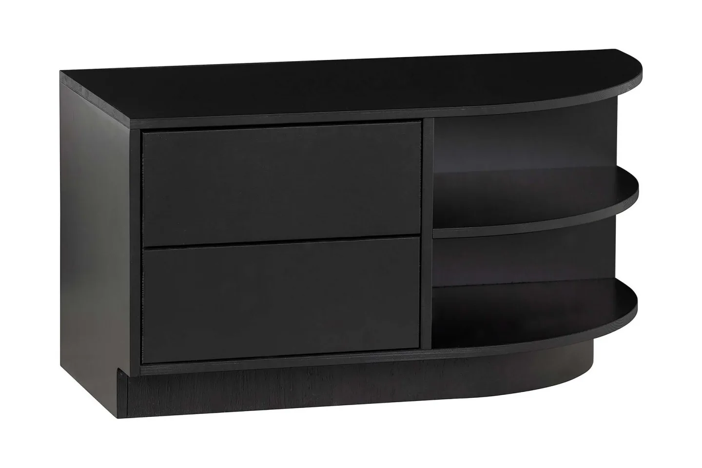Arteksio TV-bänk 78 cm Höger - Kolsvart
