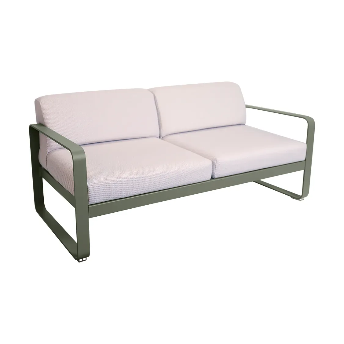 Fermob Bellevie 2-sits soffa Rosemary (grön)-pearl