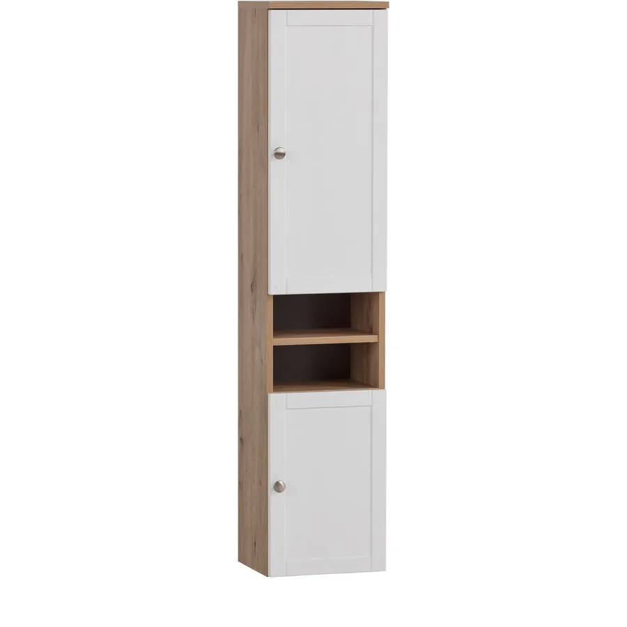 Hochschrank Jukka Eiche Dekor Holzwerkstoff B 30.3 cm T 25.4 cm H 138.3 cm