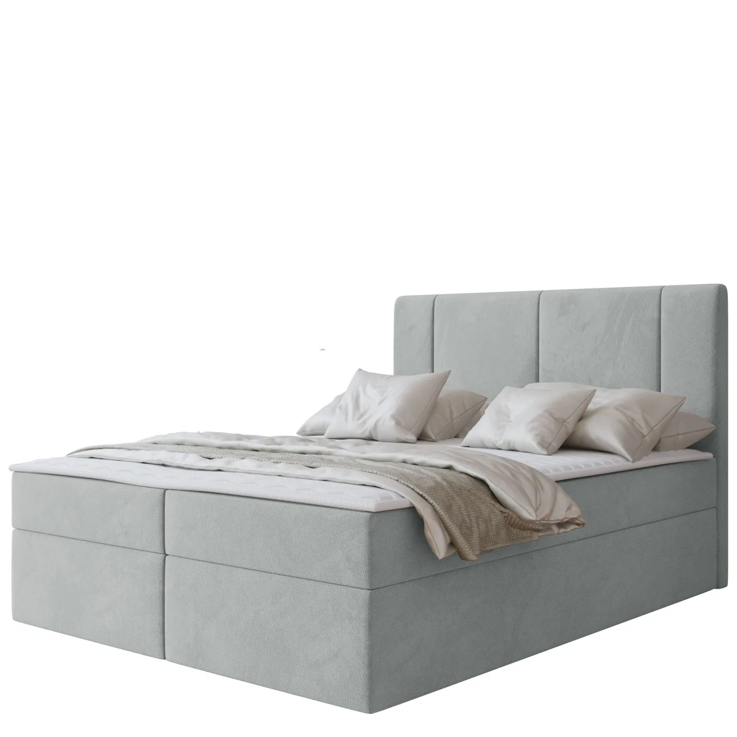 Salricus Sängpaket Kontinentalsäng 160x200 cm med Förvaring -
