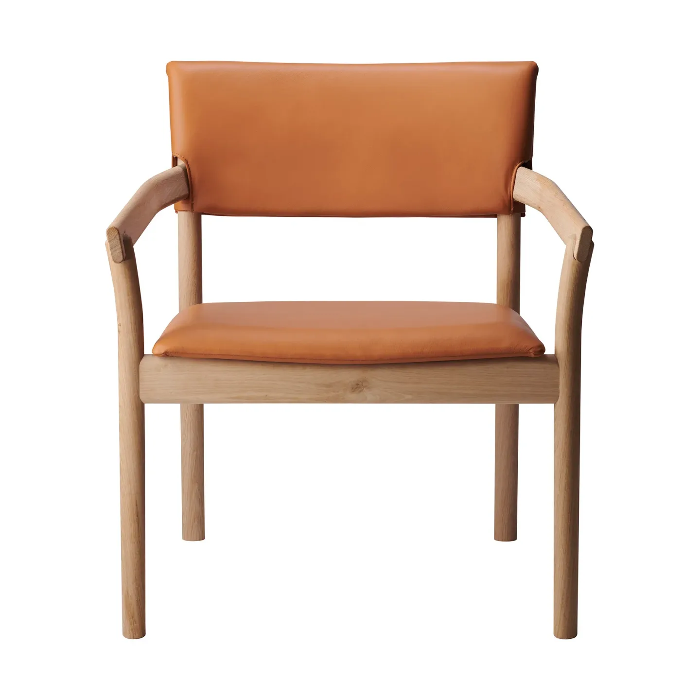 Gärsnäs Vyn Sessel mit gepolsteter Rückenlehne Monocoat natural-Elmosoft 43283