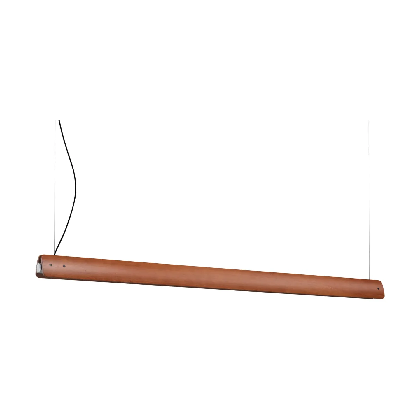 Flos Seki-han pendel 169,2 cm Heat treatened ash-black metal