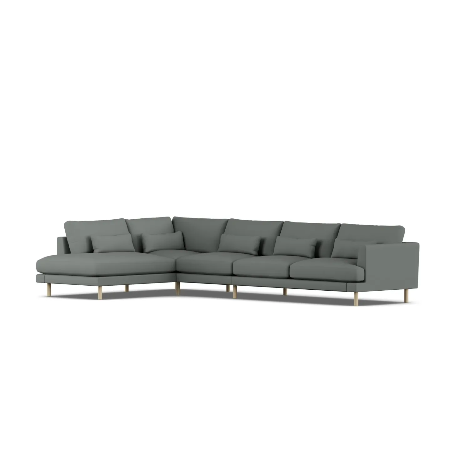 1898 Bredhult Sofa Caleido Grey 1240-Eiche weiß geölt, 4-sitzig B2