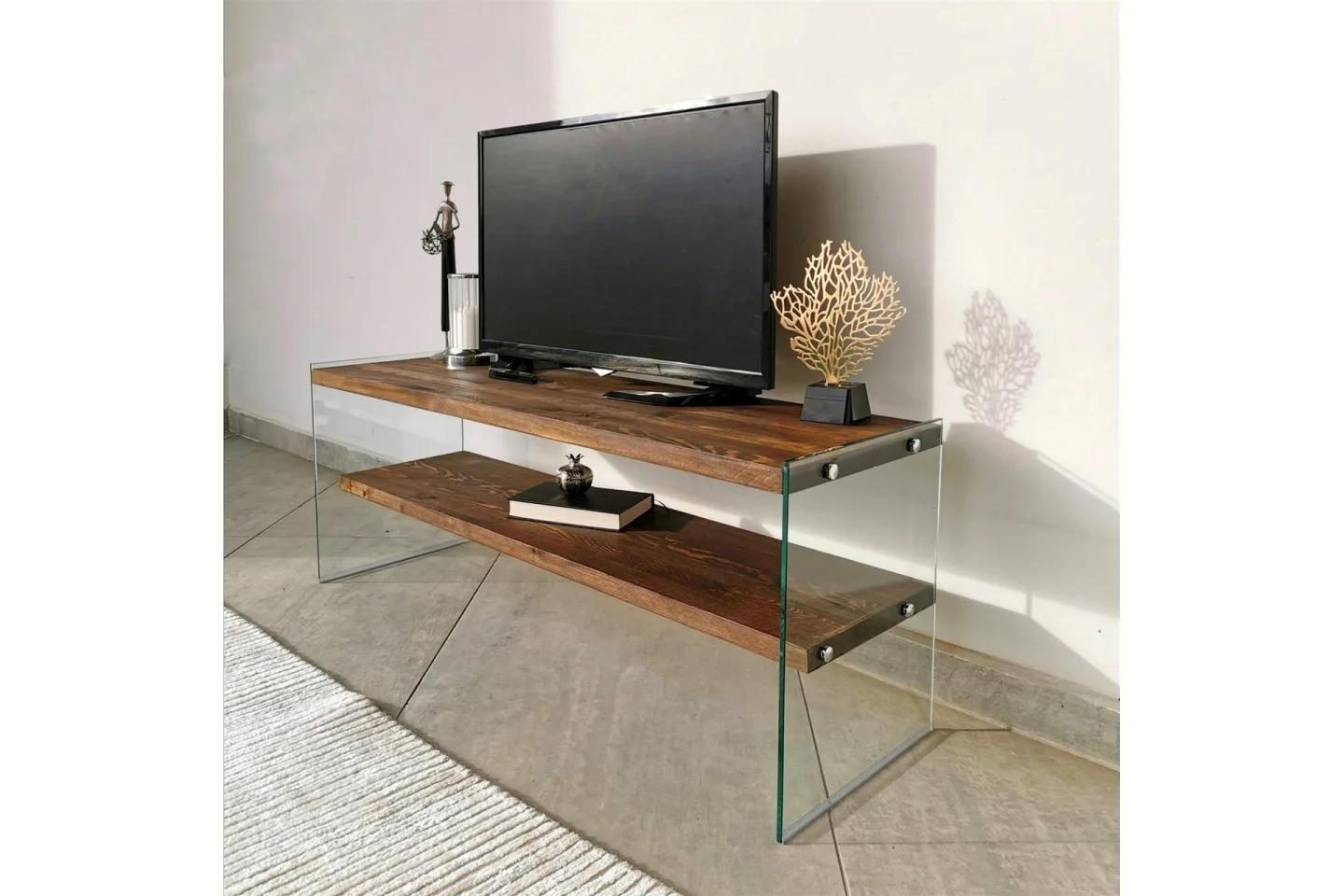 Netherlee TV-Möbelset 45 cm - Valnöt