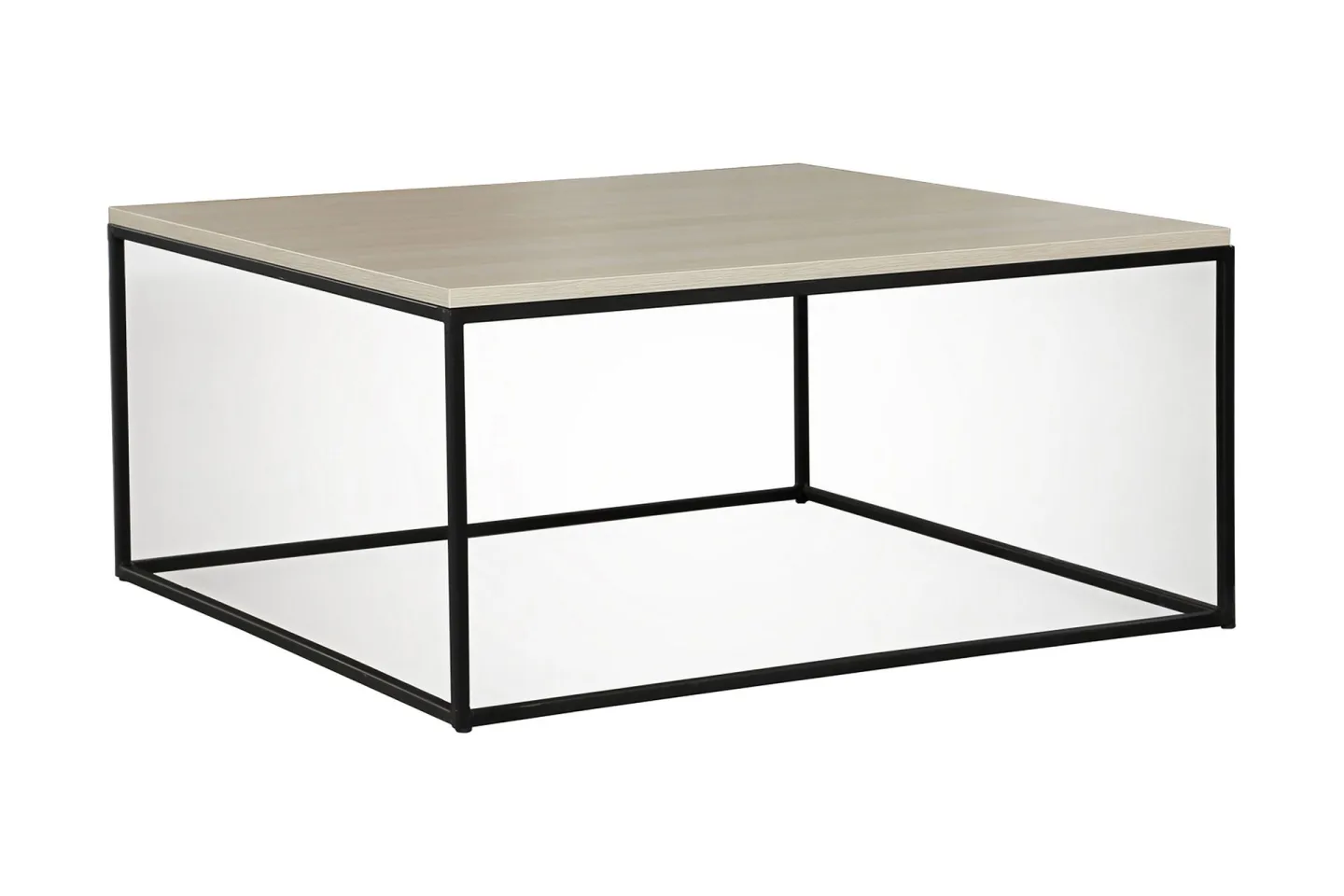 Falan Soffbord 75 cm - Vit/Svart