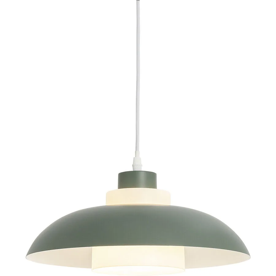 Pendellampe Clemente Grün Metall 30 cm 120 cm