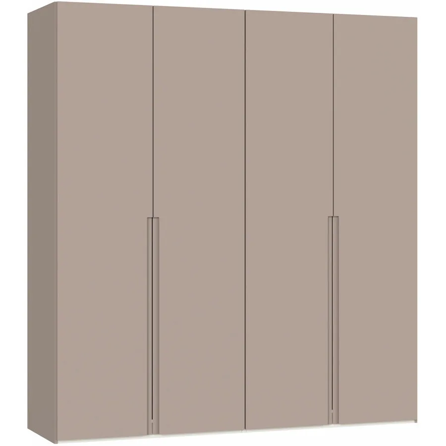 Kleiderschrank Arena Drehtüren nougat Holzwerkstoff B 203 cm - Schweizer Möbelhersteller