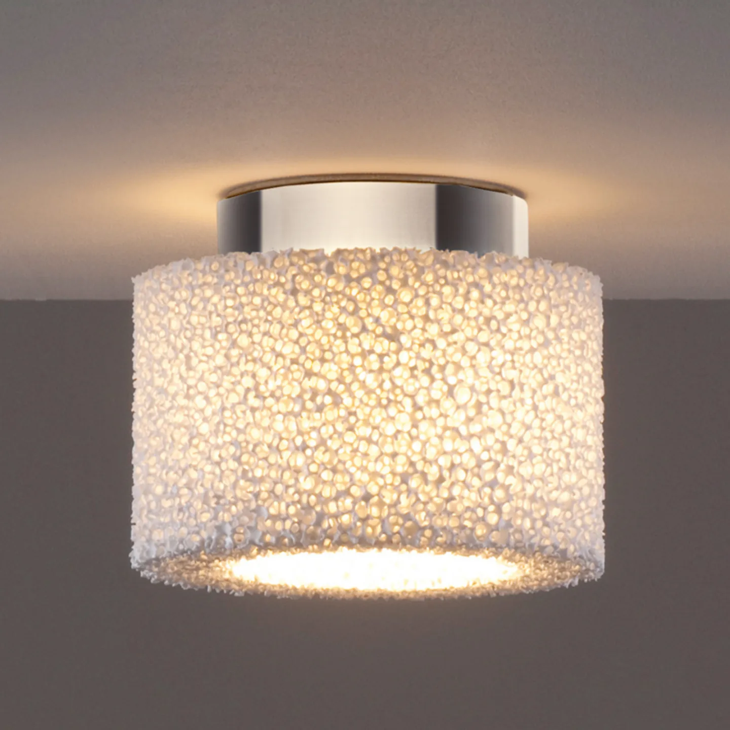 Reef LED Deckenleuchte Polished/White - Serien Lighting - Wohnzimmer - Design - Kunststoff - Rund