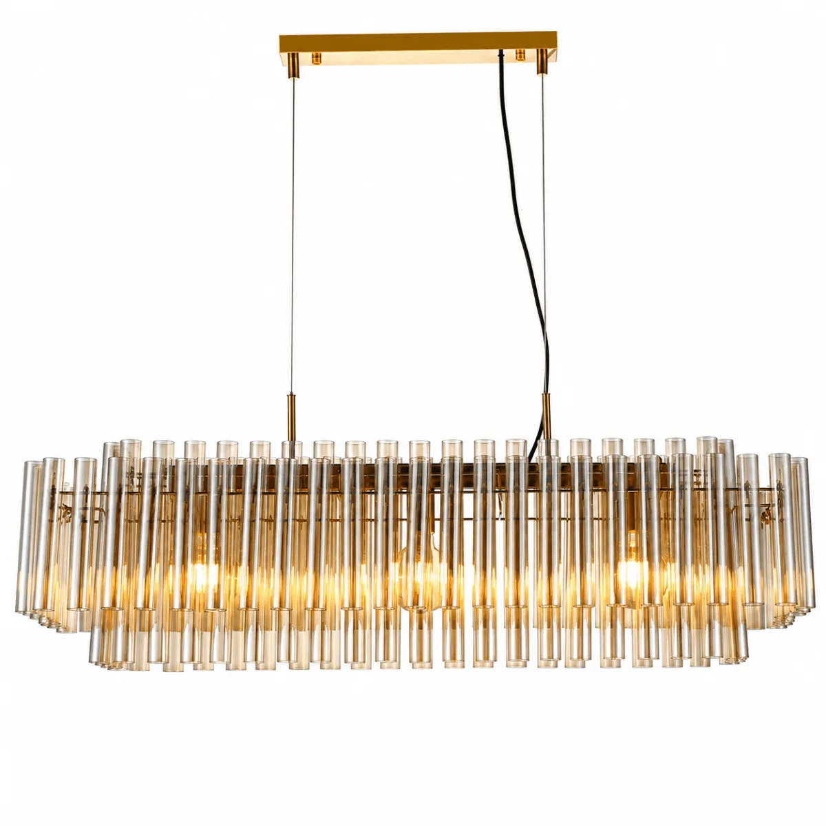 Lampan - Lancaster 105cm - Taklampa - Mässing/amber