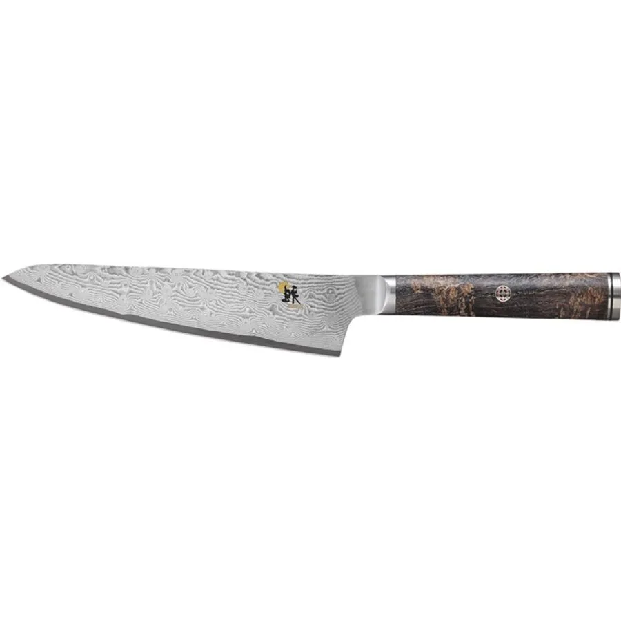 Gemüsemesser Miyabi silber Stahl 13 cm - Material: MC66-Pulverstahl / Schwarz-Ahorn