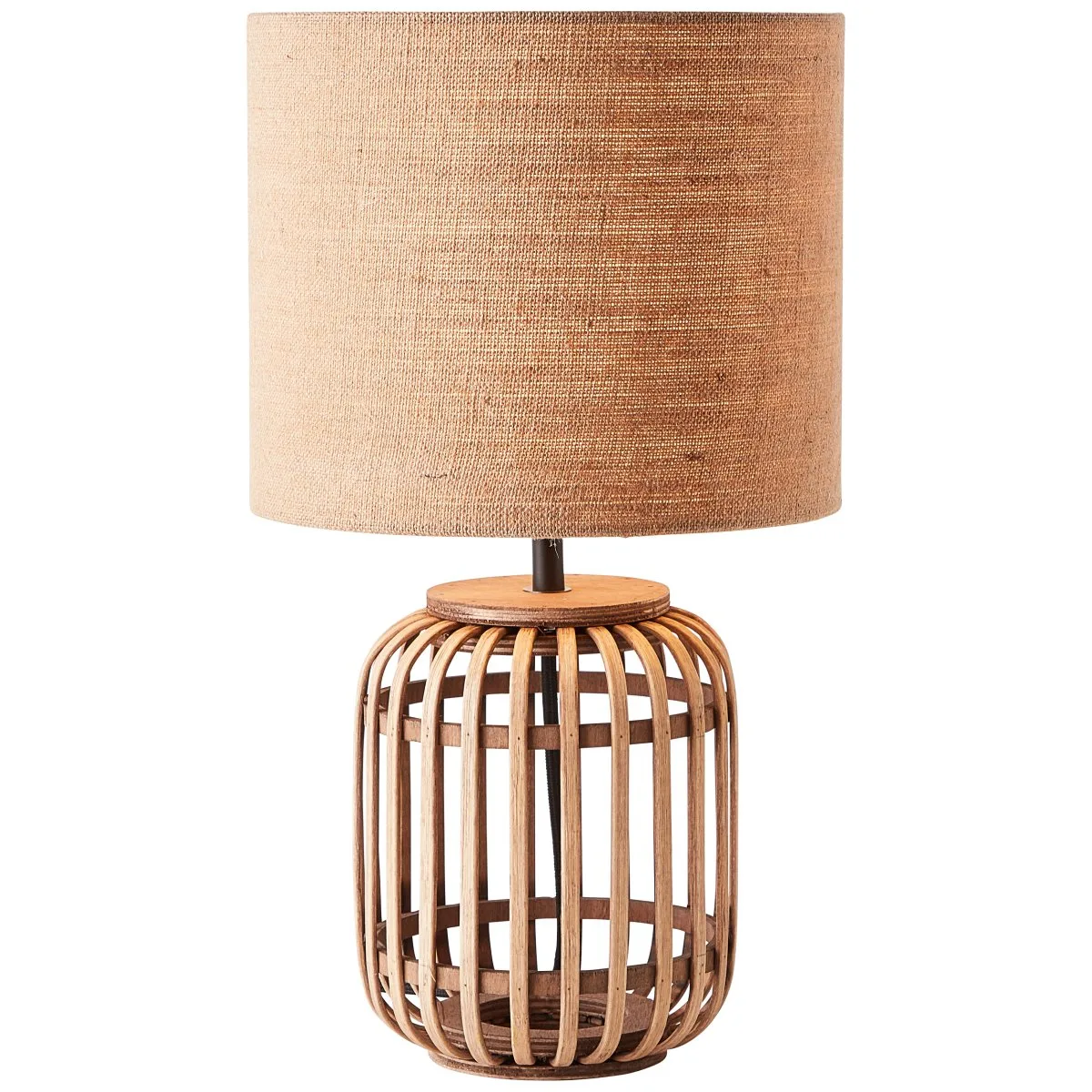 Brilliant - Woodrow 43cm - Bordslampa - Natur