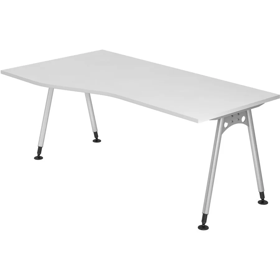 Schreibtisch Office weiss Holzwerkstoff B 180 T 100 cm